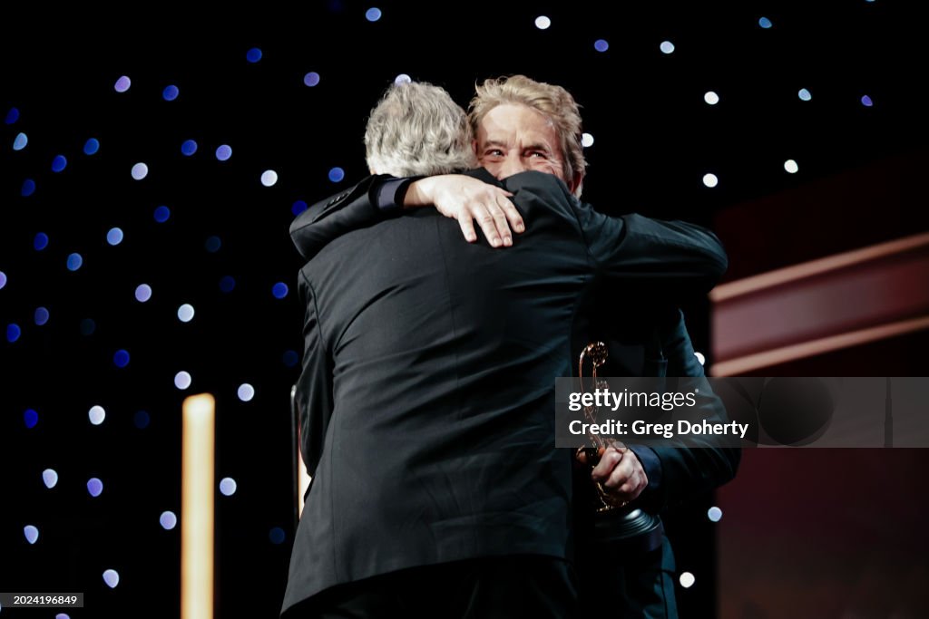 Kevin Haney Rapper Martin Short presents a lifetime achievement award to Kevin Haney at ...