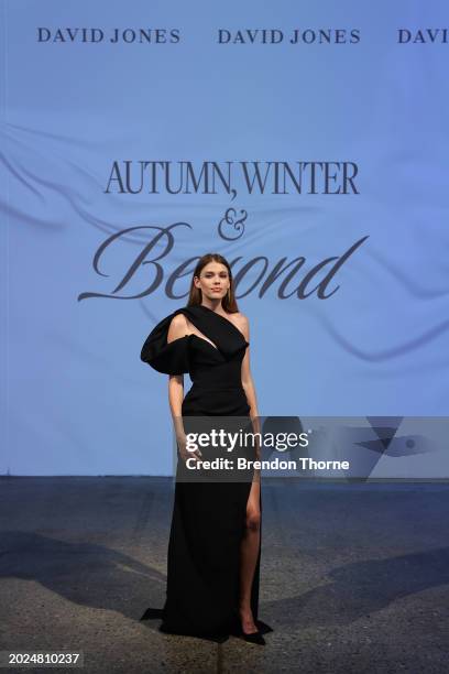Victoria Lee attends the David Jones AW24 Season Launch 'Autumn, Winter & Beyond' on February 20, 2024 in Sydney, Australia.