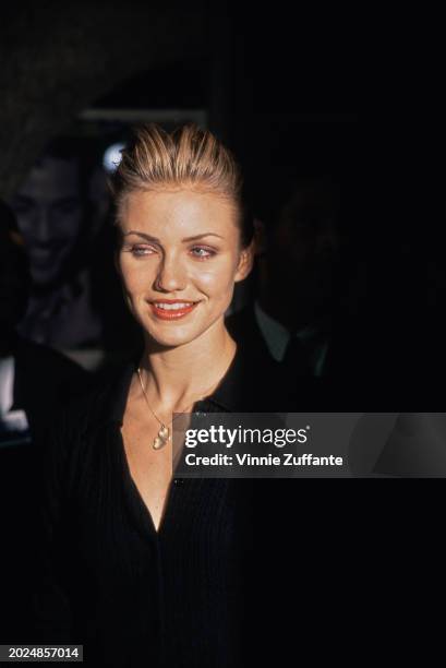 American actress Cameron Diaz attends the premiere of Steven Baigelman's 'Feeling Minnesota' at Mann's Chinese Theatre in Los Angeles, California,...