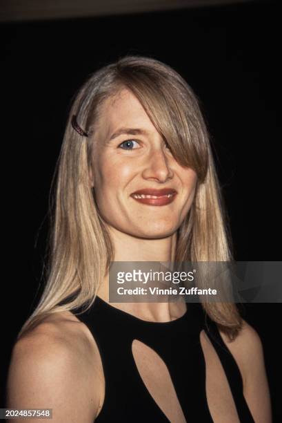 American actress Laura Dern attends the 'Sheba Humanitarian Awards Gala Honoring Whoopi Goldberg' at the Beverly Wilshire Hotel in Beverly Hills,...