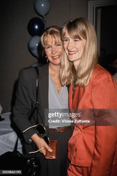 American actors Diane Ladd and her daughter Laura Dern, circa 1995.