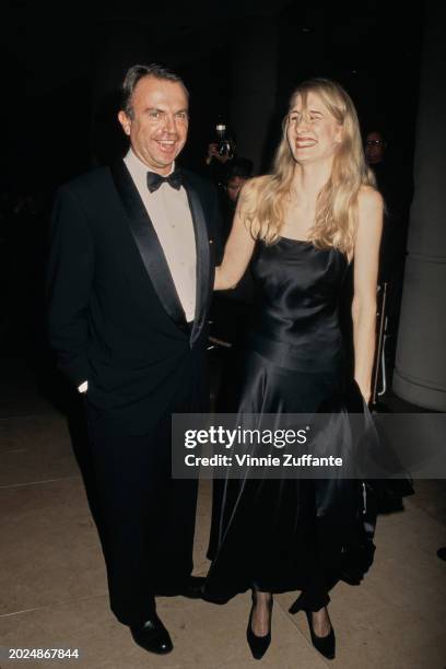 American actors Sam Neill and Laura Dern attending the 23rd Annual American Film Institute Lifetime Achievement Awards Honoring Steven Spielberg at...