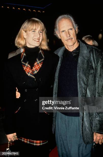American actors Laura Dern and her father Bruce Dern attend the premiere of Lili Fini Zanuck's 'Rush' at the Hollywood Galaxy Cinema in Hollywood,...