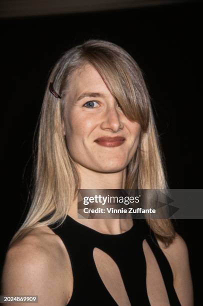 American actress Laura Dern attends the 'Sheba Humanitarian Awards Gala Honoring Whoopi Goldberg' at the Beverly Wilshire Hotel in Beverly Hills,...