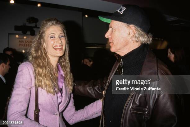 American actors Laura Dern and her father Bruce Dern attend the premiere of Alexander Payne's 'Citizen Ruth' at Laemmle Sunset 5 Theaters in West...
