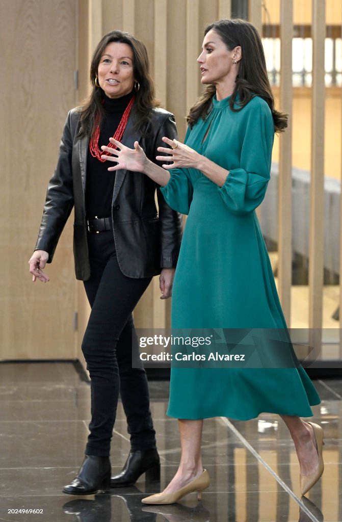 Queen Letizia Attends The Opening Ceremony Of The Talent Tour 2024 In Salamanca