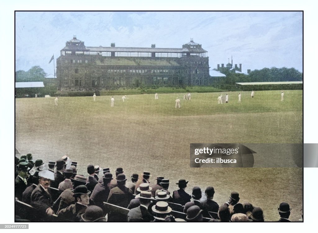Antique London's photographs: Middlesex versus Surrey at Lord's Cricket ground