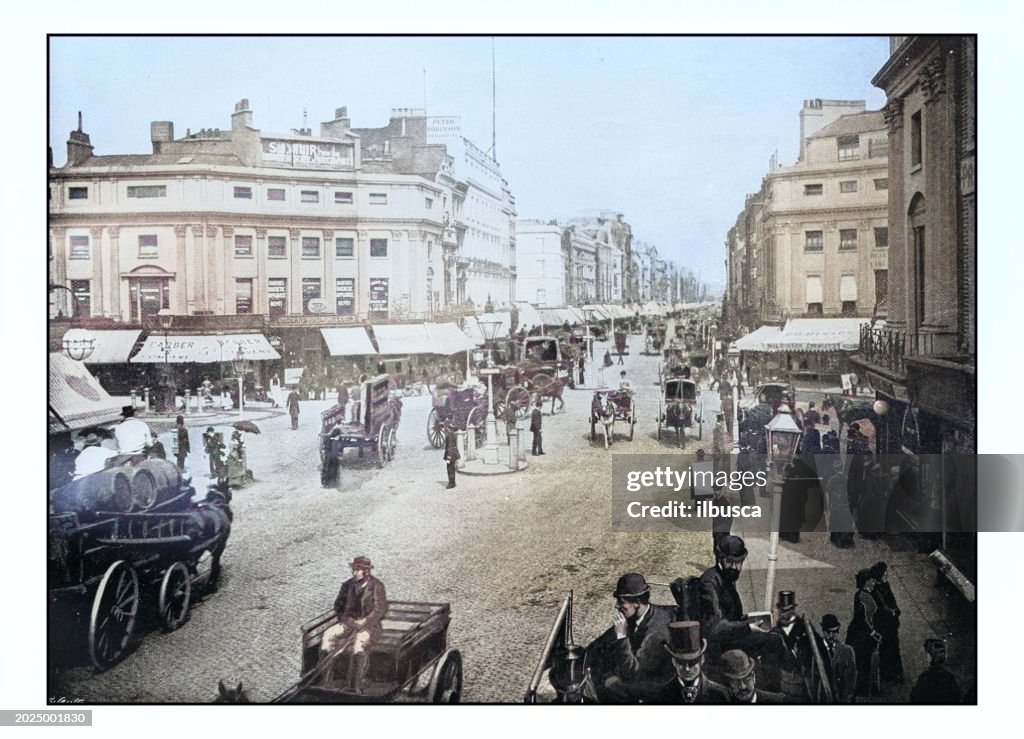 Antique London's photographs: Regent Circus and Oxford Street