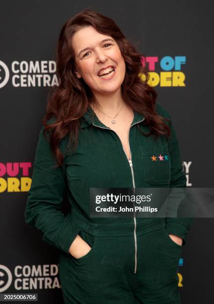 Rosie Jones attends the "Out Of Order" Photocall at The Soho Hotel on February 20, 2024 in London, England.