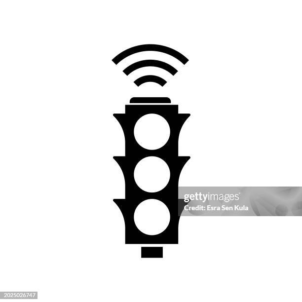 traffic lamp solid icon design on a white background. this black flat icon suits infographics, web pages, mobile apps, ui, ux, and gui designs. - red light vector stock illustrations