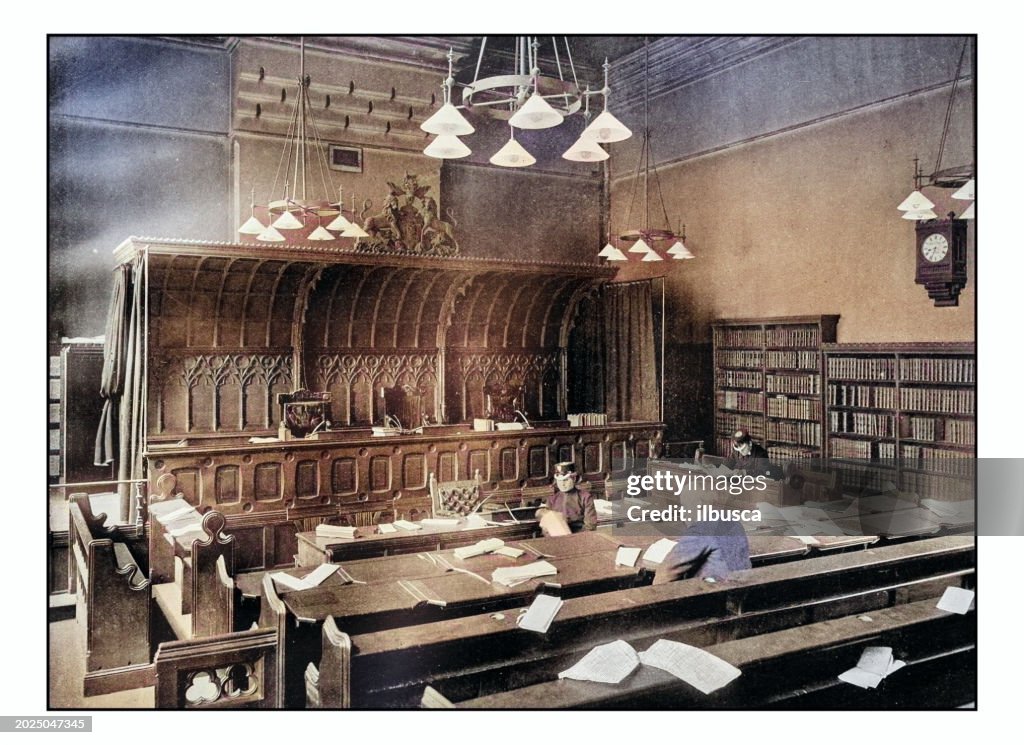 Antique London's photographs: The court of appeal, Royal Palace of Justice