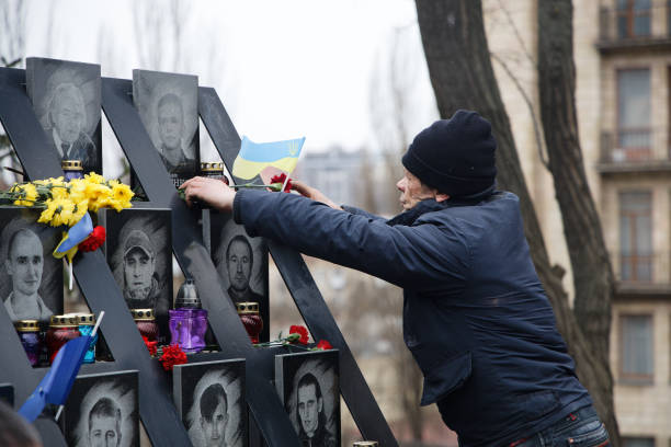 UKR: Commemoration Of The Heavenly Hundred In Kyiv