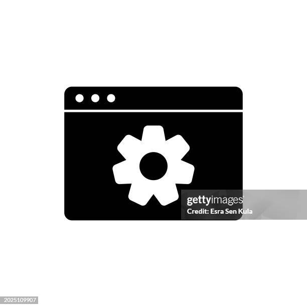 web page seo solid icon design on a white background. this black flat icon suits infographics, web pages, mobile apps, ui, ux, and gui designs. - web designer white background stock illustrations