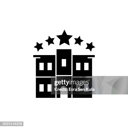 Hotel solid icon design on a white background. This black flat icon suits infographics, web pages, mobile apps, UI, UX, and GUI designs. Hotel solid icon design on a white background. This black flat icon suits infographics, web pages, mobile apps, UI, UX, and GUI designs.