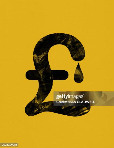 dripping pound symbol - money concepts stock pictures, royalty-free photos & images