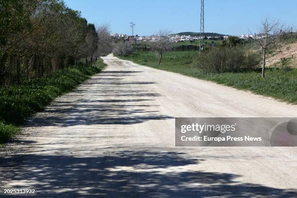 Image of the repaired "Camino de Cortegana", on February 20 in Cadiz, Andalusia (Spain9. The president of the Diputacion de Cadiz, Almudena Martinez...