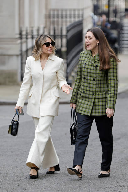 GBR: Afternoon Tea At No.10 Downing Street To Celebrate LFW40