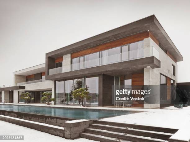 architectural feature of the country house - building feature stockfoto's en -beelden
