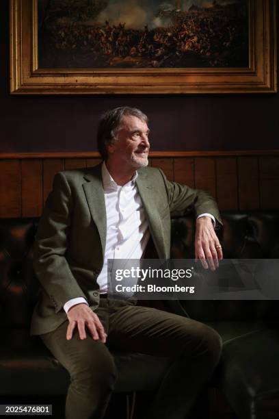 Billionaire Jim Ratcliffe, chairman and founder of Ineos Group Holdings Plc, following a Bloomberg Television interview at The Grenadier pub in...