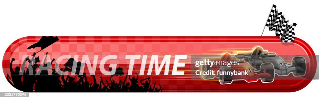 Checkered Racing Header Checkered Race High-Res Vector Graphic - Getty Images