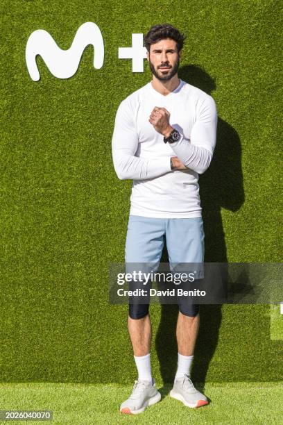 Alejandro Bernardos attends the Madrid photocall of "La Sobremesa Del Tenis" presented by Movistar at Club Internacional de Tenis on February 20,...