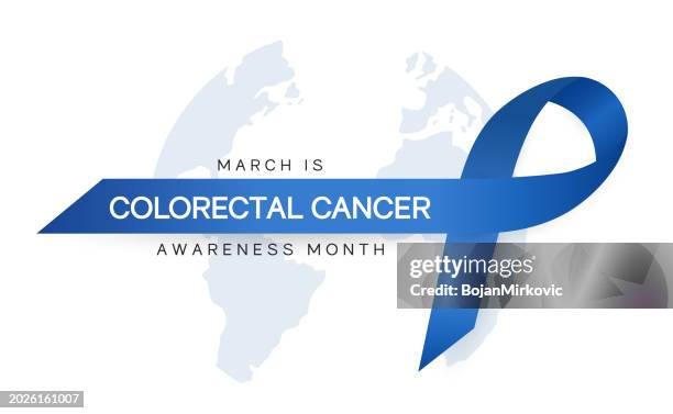 stockillustraties, clipart, cartoons en iconen met colorectal cancer awareness month poster, card, background, march. vector - colorectal cancer