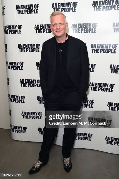 Thomas Ostermeier attends the press night party for "An Enemy Of The People" at The National Portrait Gallery on February 20, 2024 in London, England.