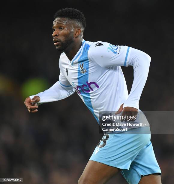 Crystal Palace's Jefferson Lerma during the Premier League match between Everton FC and Crystal Palace at Goodison Park on February 19, 2024 in...