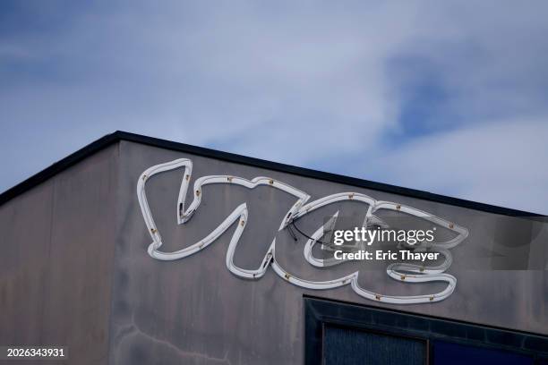 Media Group location is seen on February 23, 2024 in the Venice section of Los Angeles, California. Vice Media announced plans to lay off several...