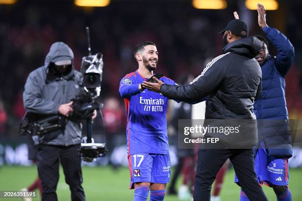 Said BENRAHMA during the Ligue 1 Uber Eats match between Football Club de Metz and Olympique Lyonnais at Stade Saint-Symphorien on February 23, 2024...