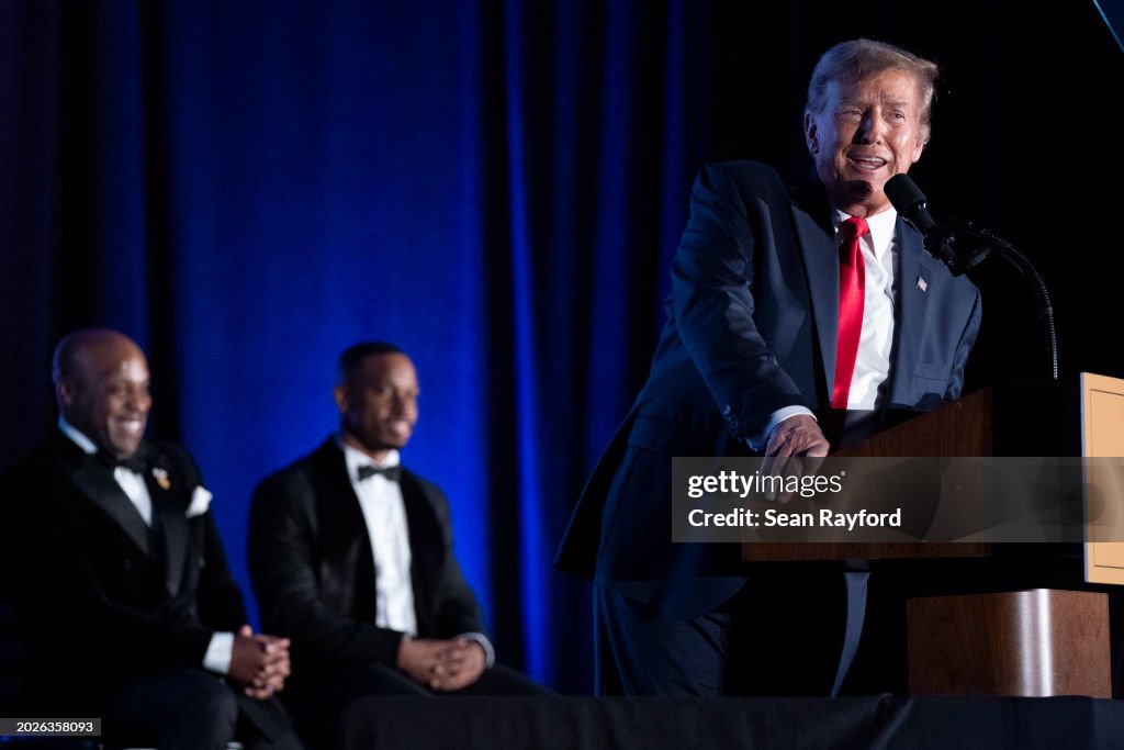 Former President Donald Trump Speaks At The Black Conservative Federation's Honor Gala In South Carolina
