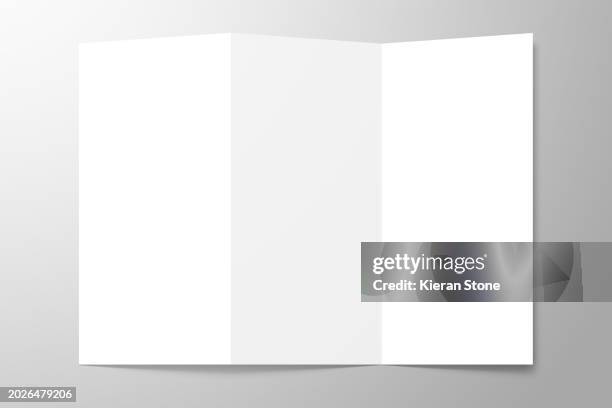 blank brochure - prospectus photos et images de collection