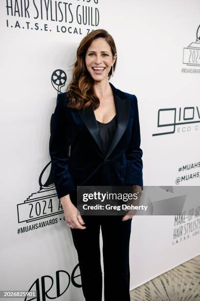 Andrea Savage attends the 11th Annual MUAHS Awards at The Beverly Hilton on February 18, 2024 in Beverly Hills, California.