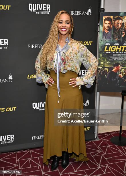 Erica Peeples attends the Los Angeles Special Screening of Quiver Distribution's "Lights Out" at The London West Hollywood at Beverly Hills on...