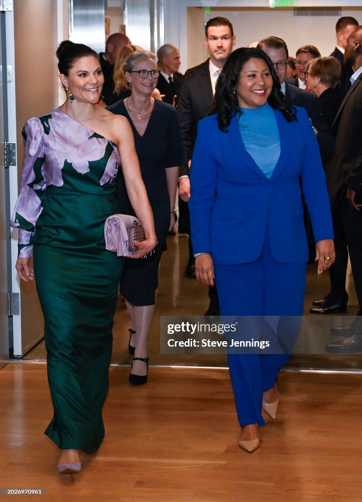 Crown Princess Victoria Of Sweden And Prince Daniel Royal Visit To California