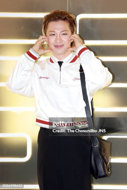 Signer Taeyang attends Givenchy 'Spring-Summer 2024 Collection' Pop-Up Store opening event at Hyundai Department Pangyo Store in Bundang-gu on...