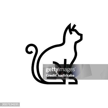 Cat Line Icon Cat Line Icon