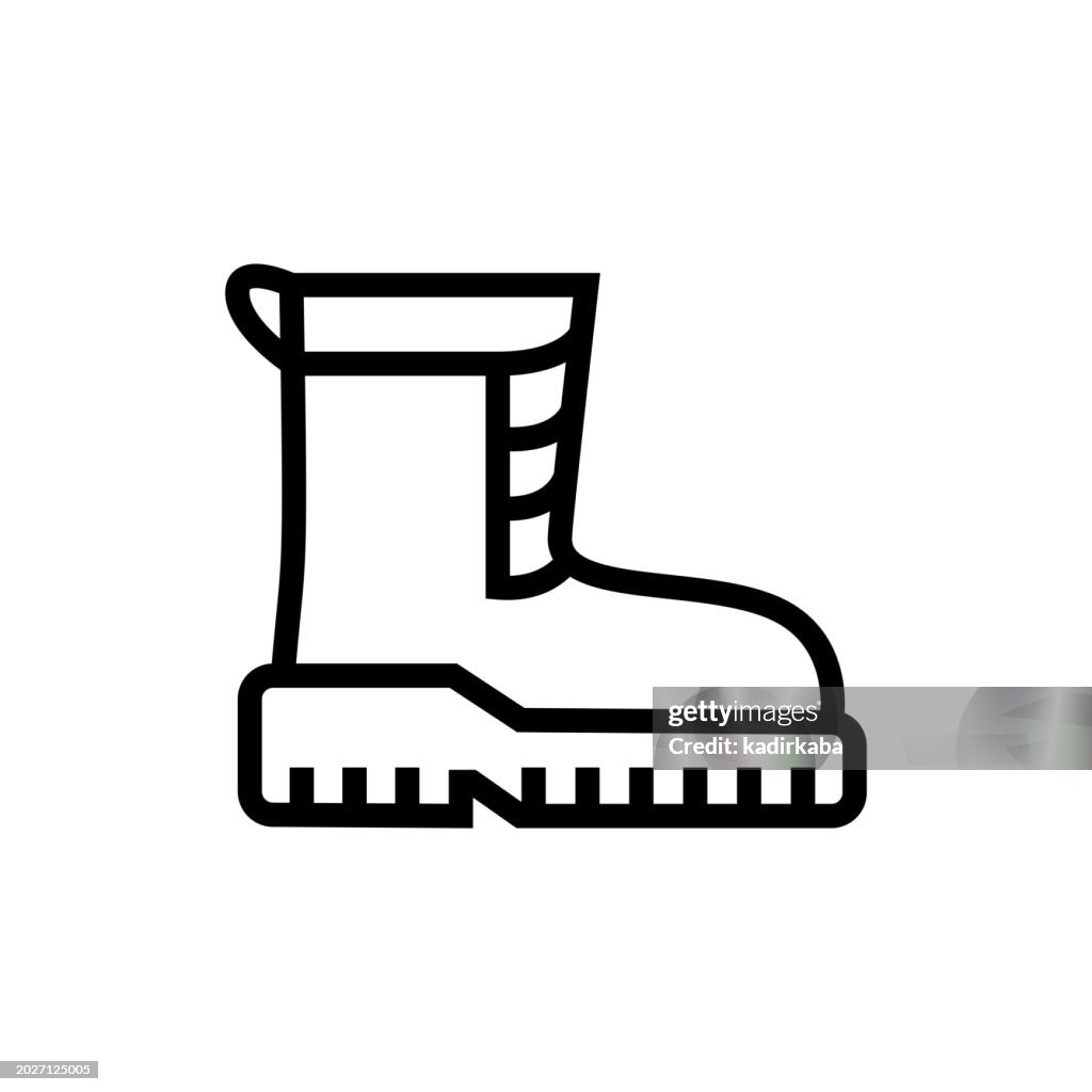Daily Wearable Boots Line Icon