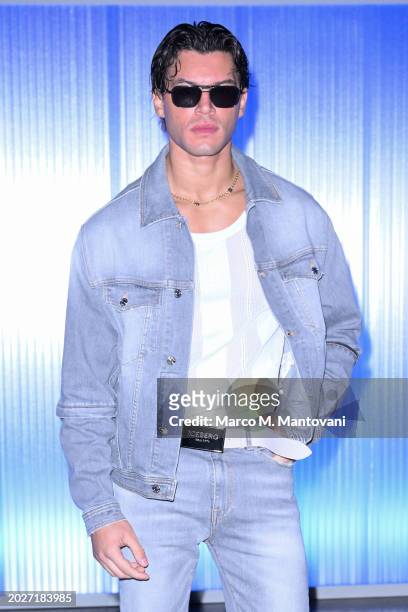 Antonio Medugno attends the Iceberg fashion show during the Milan Fashion Week Womenswear Spring/Summer 2024 on February 21, 2024 in Milan, Italy.