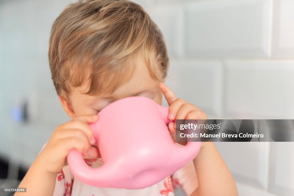 Child drinking