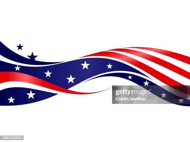 us-flagge abstract - amerikanische flagge stock-grafiken, -clipart, -cartoons und -symbole