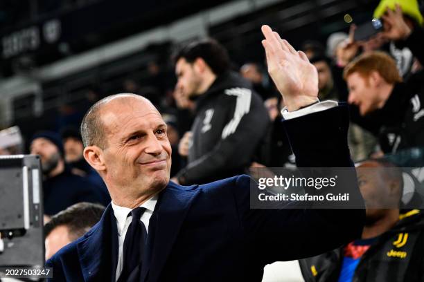 Massiliano Allegri Head Coach of Juventus FC during the Serie A TIM match between Juventus and Udinese Calcio - Serie A TIM at on February 12, 2024...