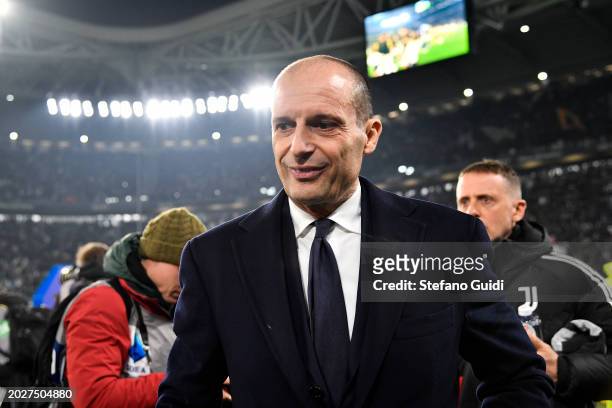 Massiliano Allegri Head Coach of Juventus FC during the Serie A TIM match between Juventus and Udinese Calcio - Serie A TIM at on February 12, 2024...