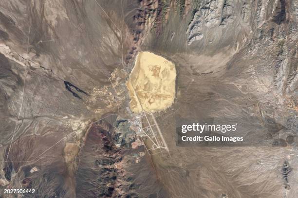 Satellite image of Area 51, Southern Nevada, United States.