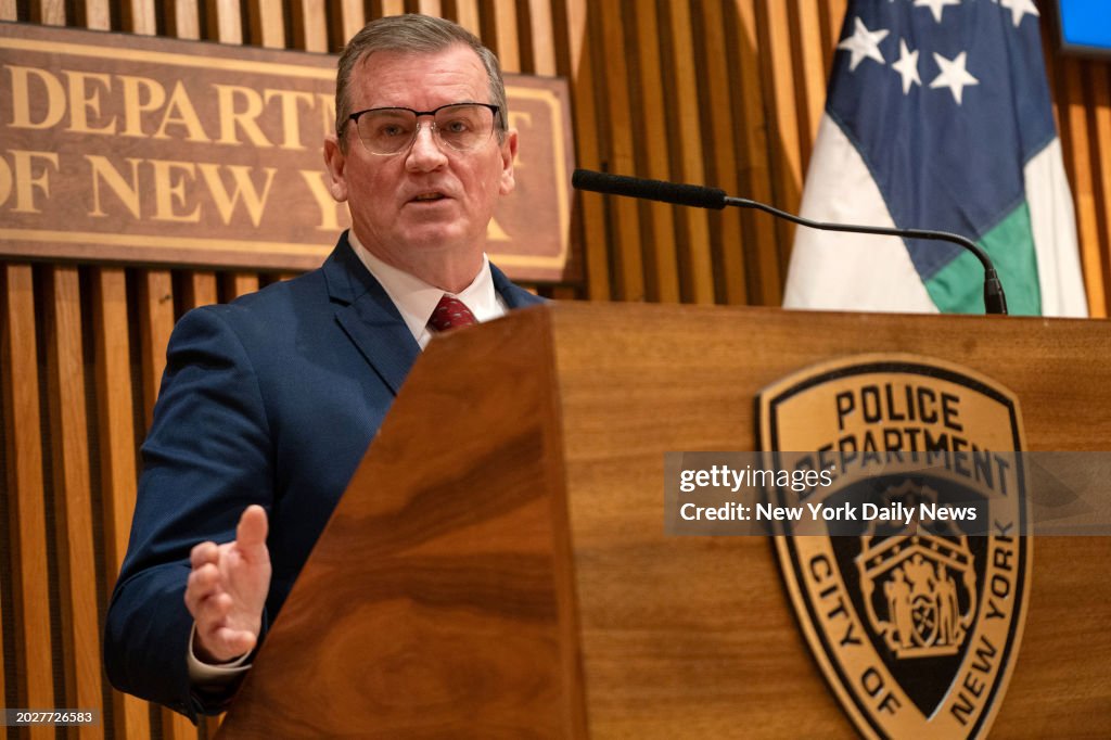 NYPD Chief of Detectives Joseph Kenny...