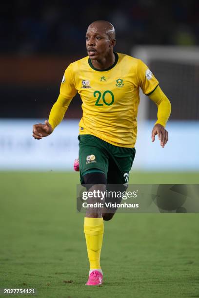 Khuliso Mudau of South Africa during the TotalEnergies CAF Africa Cup of Nations 3rd place match between South Africa and DR Congo at Stade Felix...