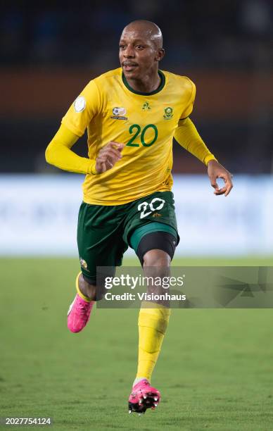 Khuliso Mudau of South Africa during the TotalEnergies CAF Africa Cup of Nations 3rd place match between South Africa and DR Congo at Stade Felix...