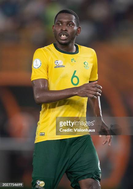 Aubrey Modiba of South Africa during the TotalEnergies CAF Africa Cup of Nations 3rd place match between South Africa and DR Congo at Stade Felix...