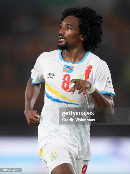 Samuel Moutoussamy of DR Congo during the TotalEnergies CAF Africa Cup of Nations 3rd place match between South Africa and DR Congo at Stade Felix...