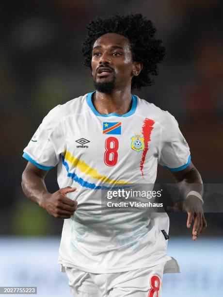 Samuel Moutoussamy of DR Congo during the TotalEnergies CAF Africa Cup of Nations 3rd place match between South Africa and DR Congo at Stade Felix...